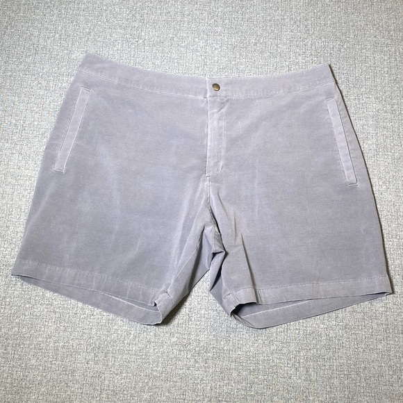 Marine Layer Summer Short Men’s Size XL Gray Stretch Performance Flat Front - Picture 1 of 5